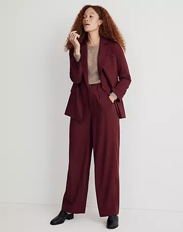 Drapeweave Caldwell Double-Breasted Blazer | Madewell