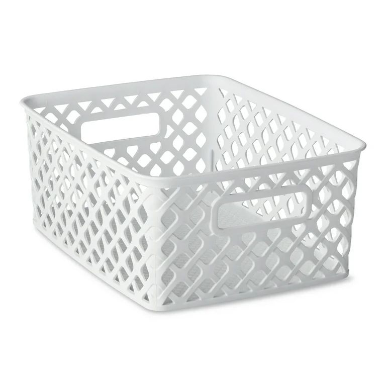 Mainstays Decorative Storage Basket, 10" x 8" | Walmart (US)