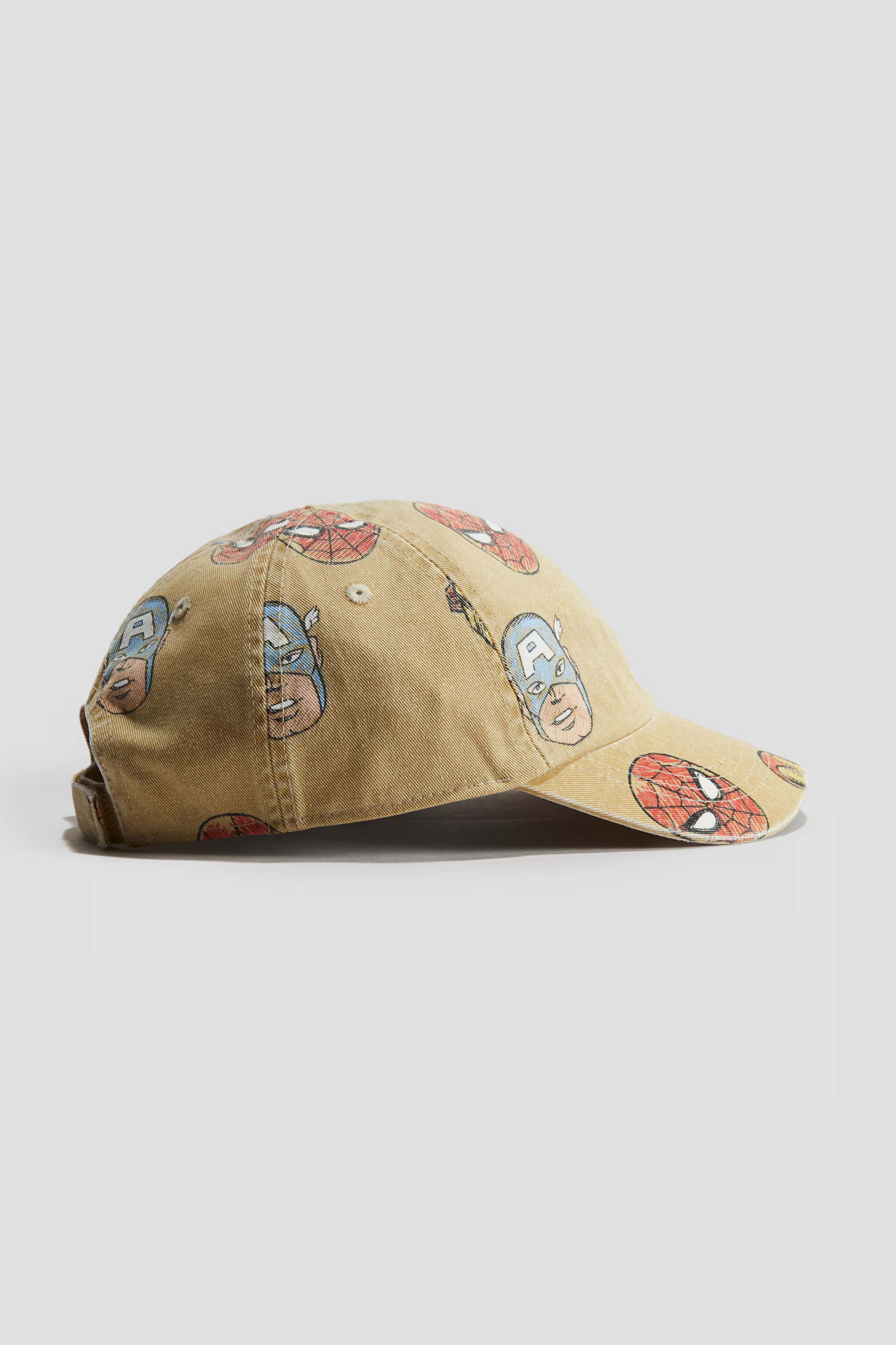 Printed Twill Cap - Beige/Marvel Comics - Kids | H&M US | H&M (US + CA)