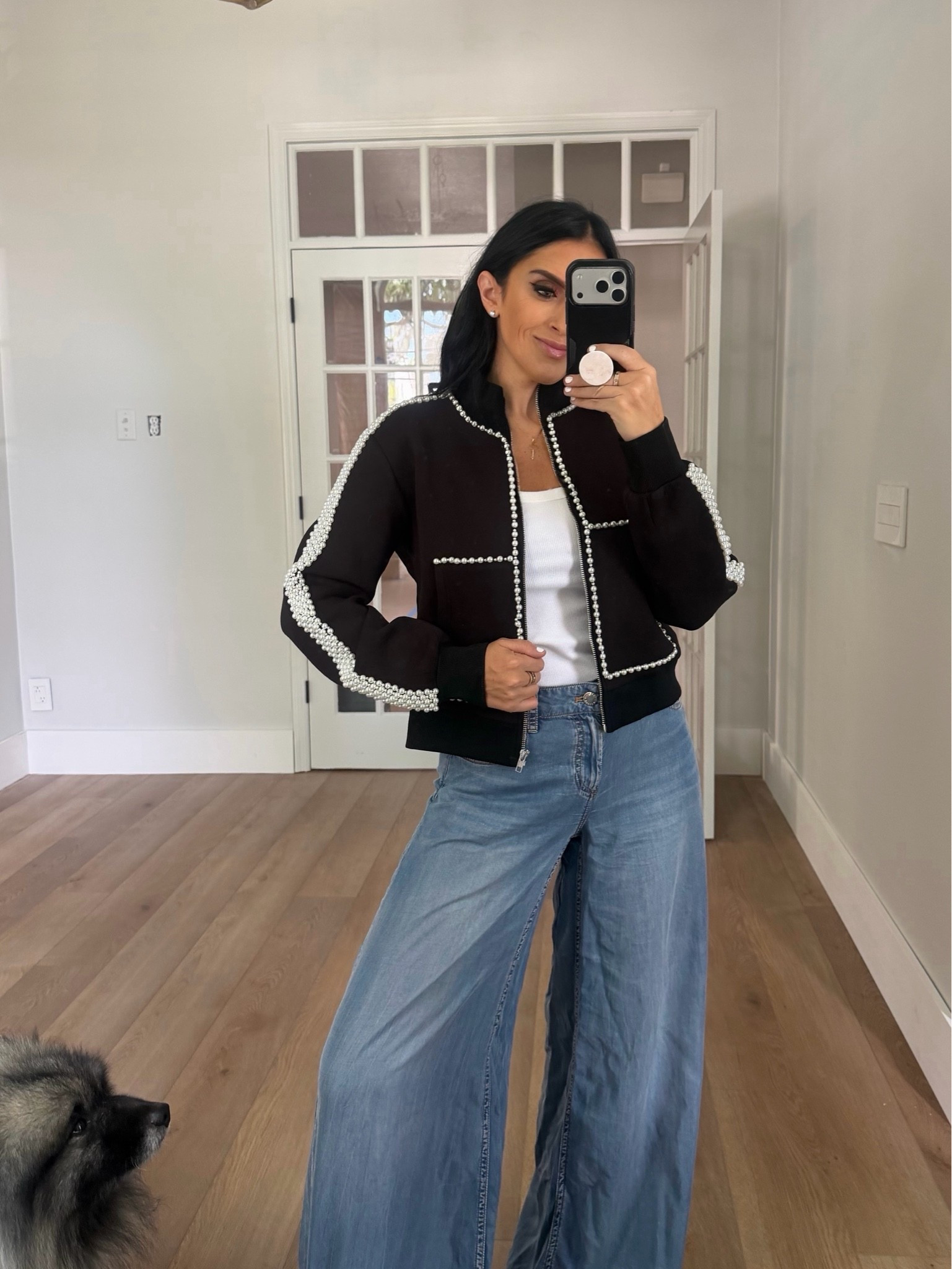 Akira pearl wearing size small