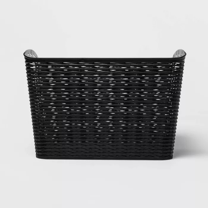 Wave Curved Storage Bin Black - Room Essentials™ | Target