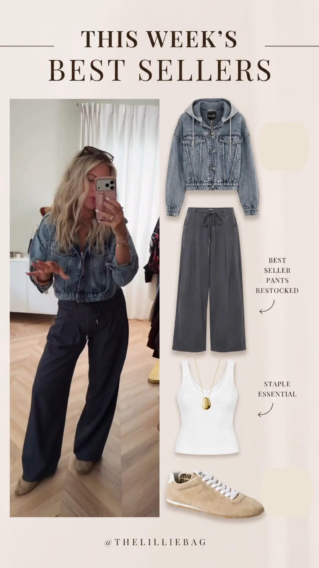 Dressing up my track pants a little bit more! RESTOCKED! Can be worn dressier or more casual. Pleated and elastic. Wearing my TTS. 

I get so much use out of my jackets, this one is great! 

Fall style. Fall outfit. Jacket. Business casual.

#LTKootd #LTKSeasonal