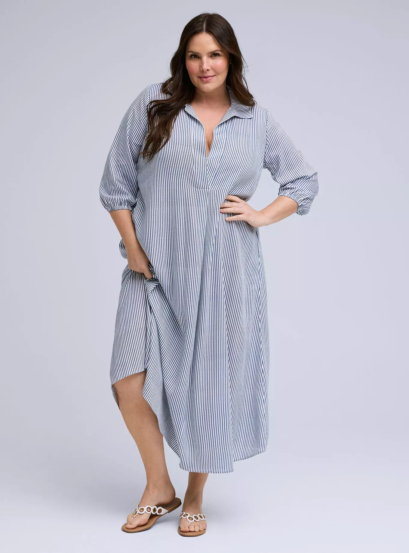 Belle Isle Collared Maxi Dress | Torrid (US & Canada)