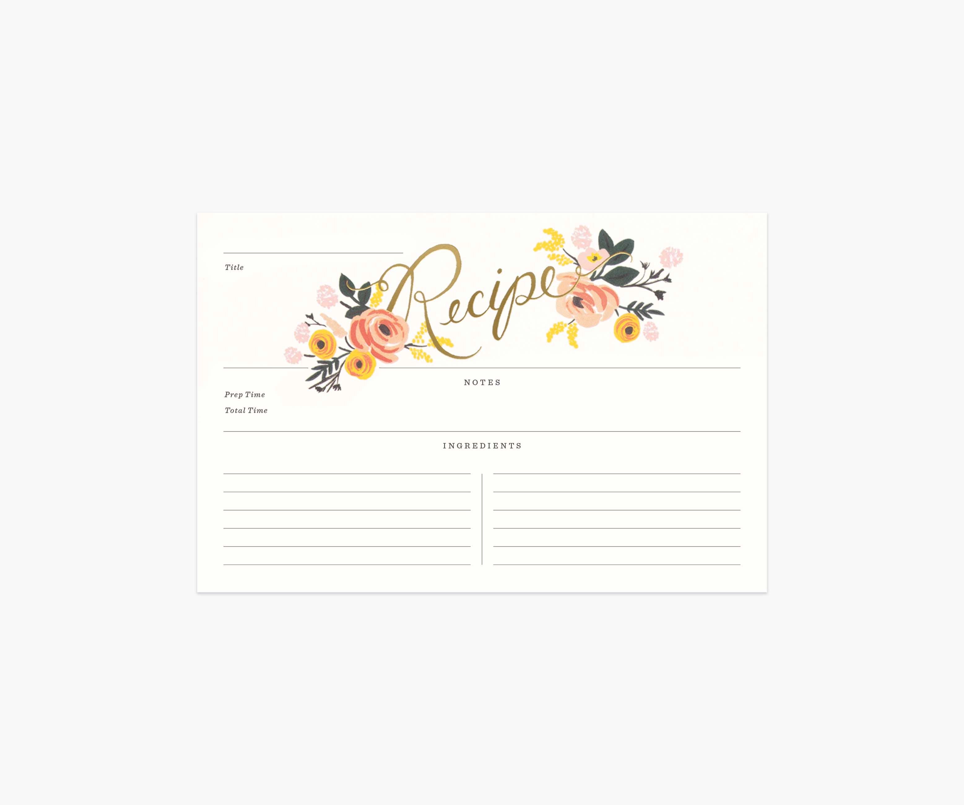 Peony Recipe Cards | Rifle Paper Co.