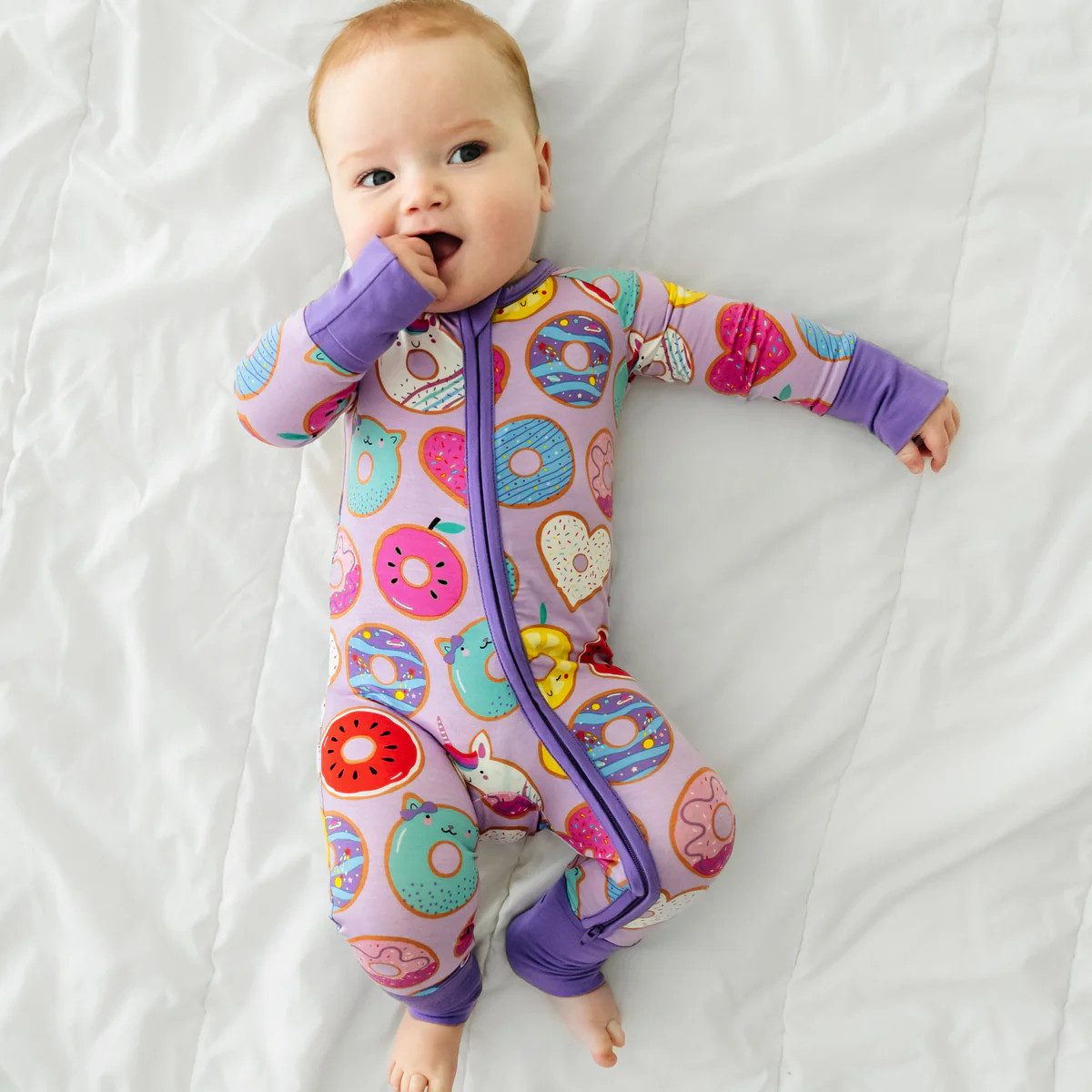 Lavender Donut Dreams Zippy | Little Sleepies