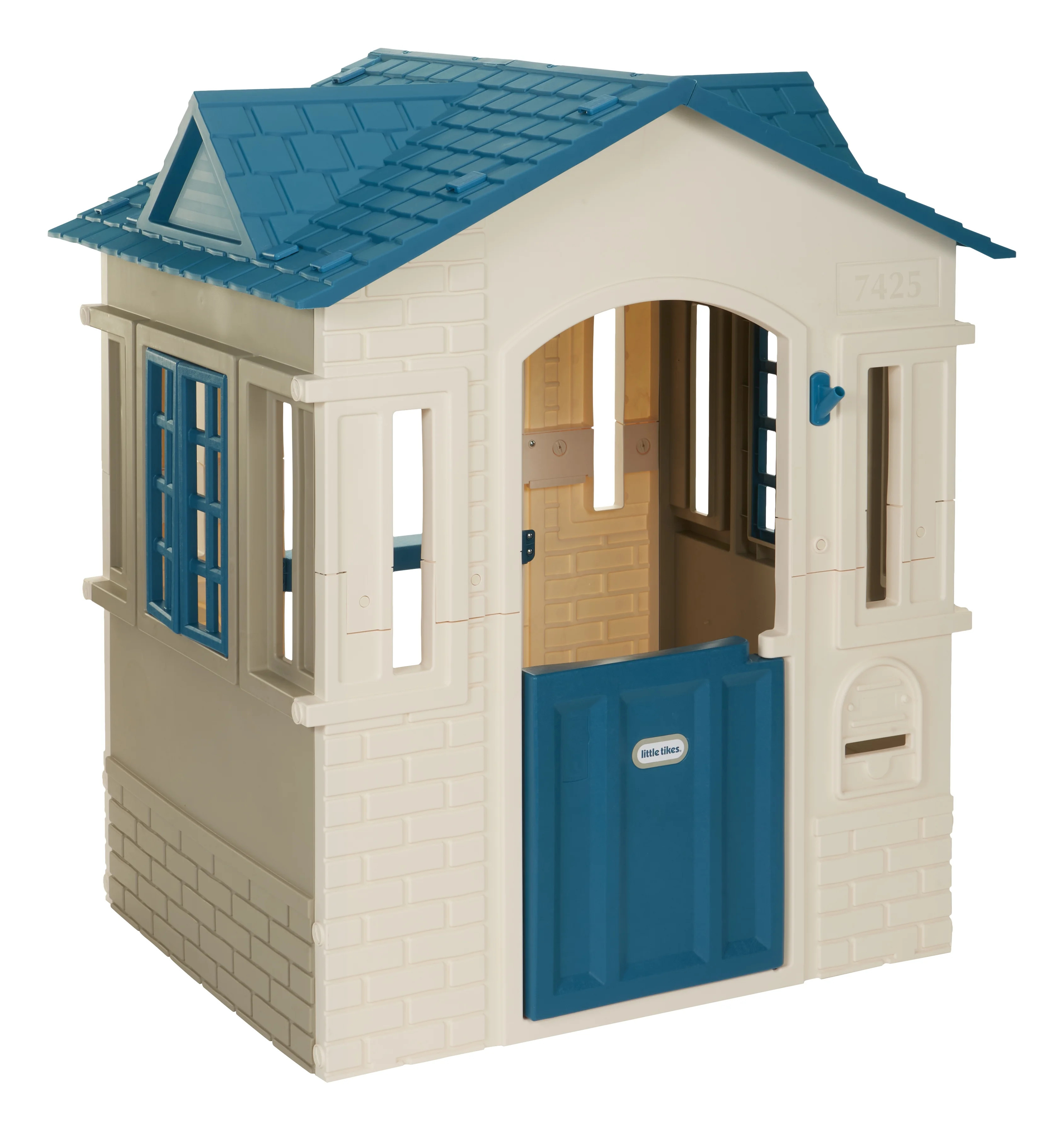 Little Tikes Cape Cottage Pretend Playhouse with Working Door, Toddlers Ages 2+, Blue | Walmart (US)