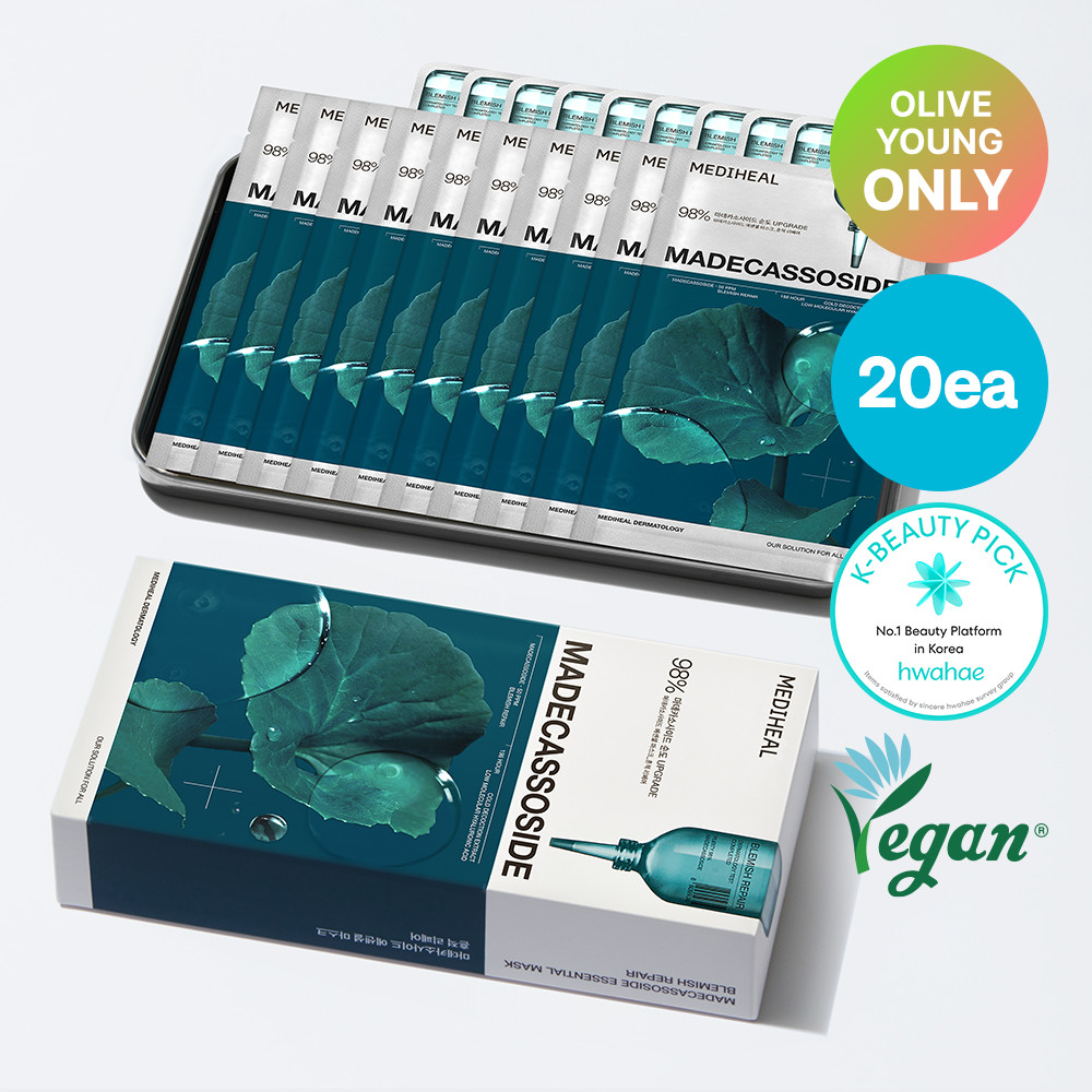 MEDIHEAL Madecassoside Essential Mask Sheet Blemish Repair 20ea | Olive Young Global