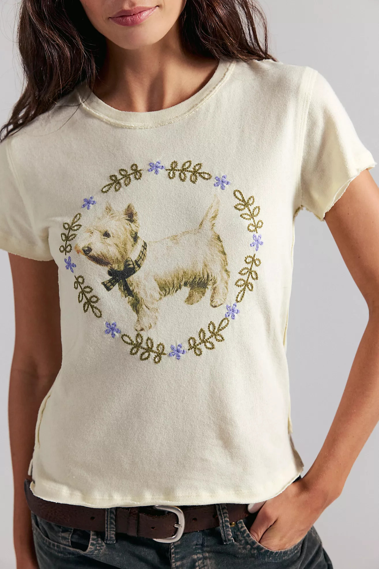 We The Free Fur Friend Tee | Free People (Global - UK&FR Excluded)