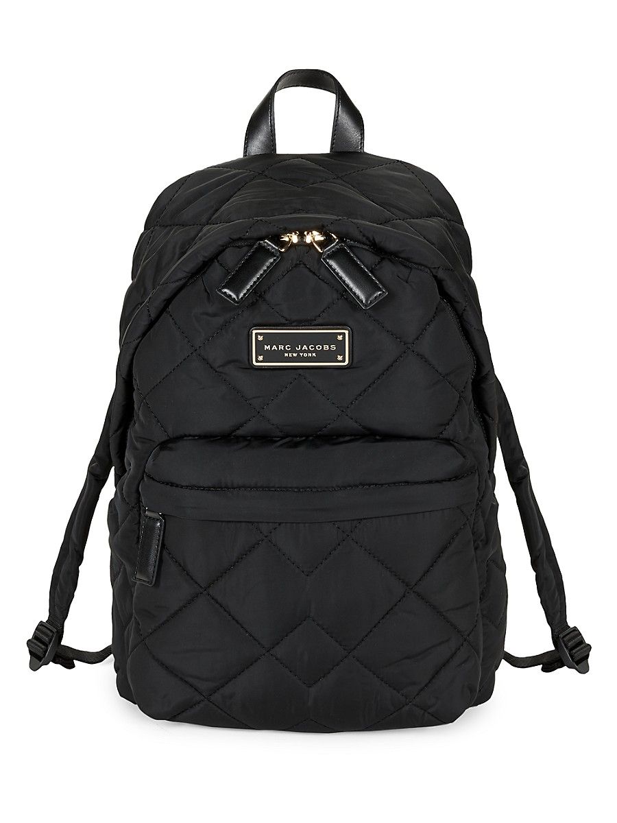 Marc Jacobs Women's Quilted Nylon Backpack - Black | Saks Fifth Avenue OFF 5TH