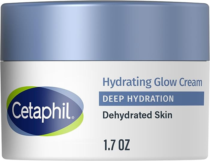 Cetaphil Deep Hydration Healthy Glow Daily Face Cream, 1.7 oz, 48 Hour Dry Skin Face Moisturizer ... | Amazon (US)