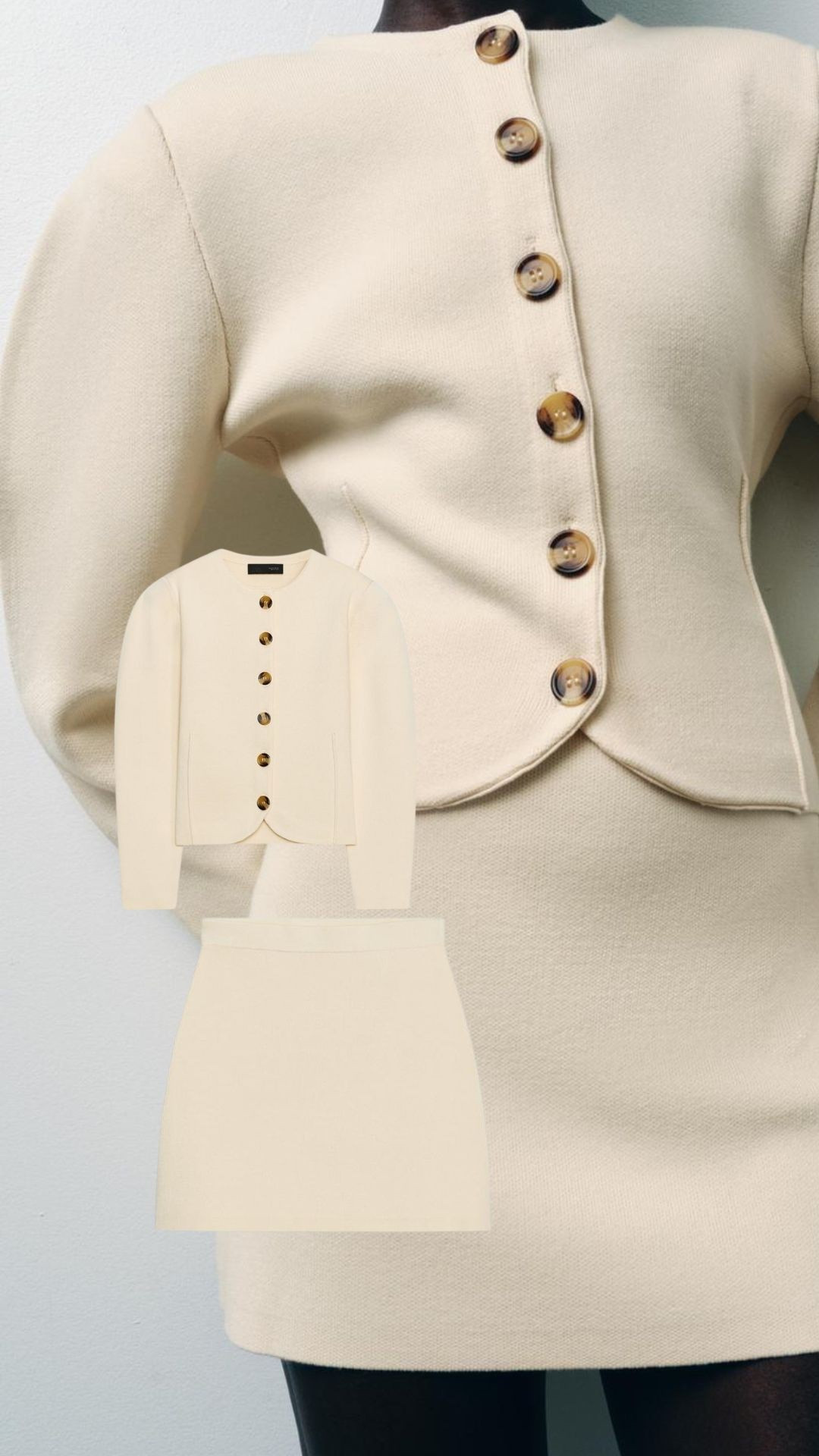 Cream knit Zara set 

#LTKFindsUnder100 #LTKHoliday #LTKFindsUnder50