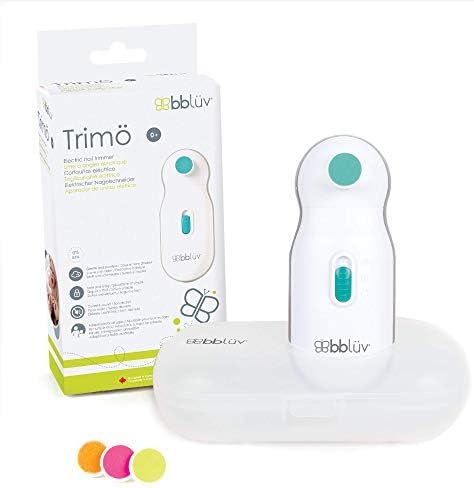 bbluv - Trimo - Nail File Set, Electric Nail Clippers, Trimmer for Newborn Baby and Toddler (0 to... | Amazon (US)