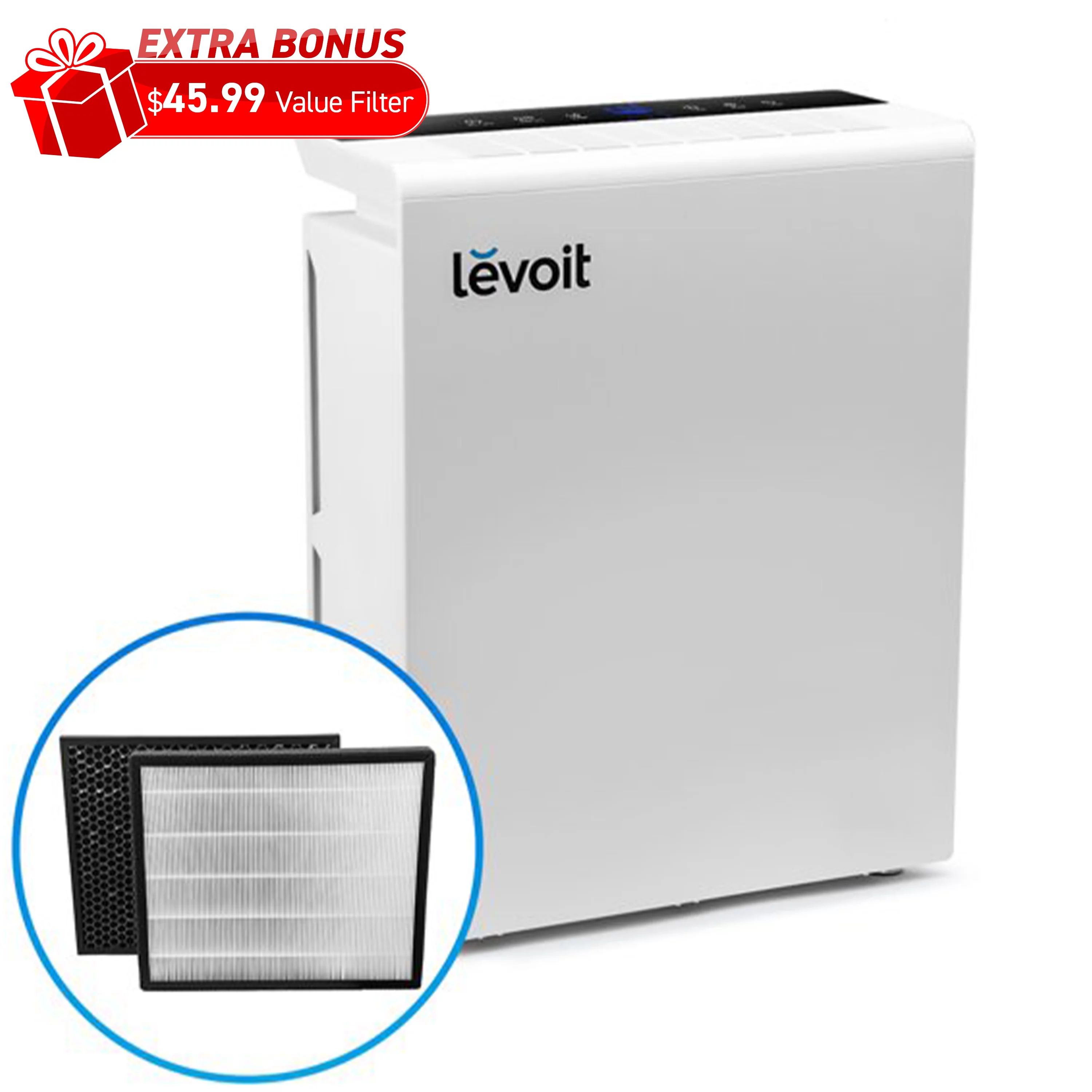 Levoit Smart Air Purifier LV-H131S-RXW, True HEPA Air Cleaner for Smoke Odors with Auto Mode, Fre... | Walmart (US)