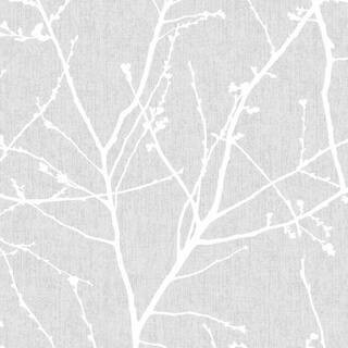 Innocence Gray Wallpaper | The Home Depot