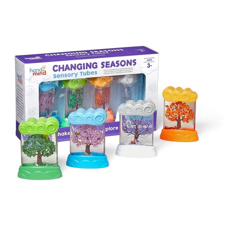 hand2mind Changing Seasons Sensory Tubes- 4 Sensory Fidget Tubes,  Ages 3+, Weather for Kids | Walmart (US)