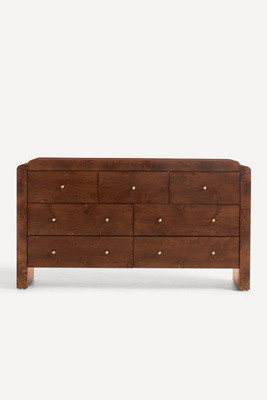 Shura Burl Seven-Drawer Dresser | Anthropologie (US)