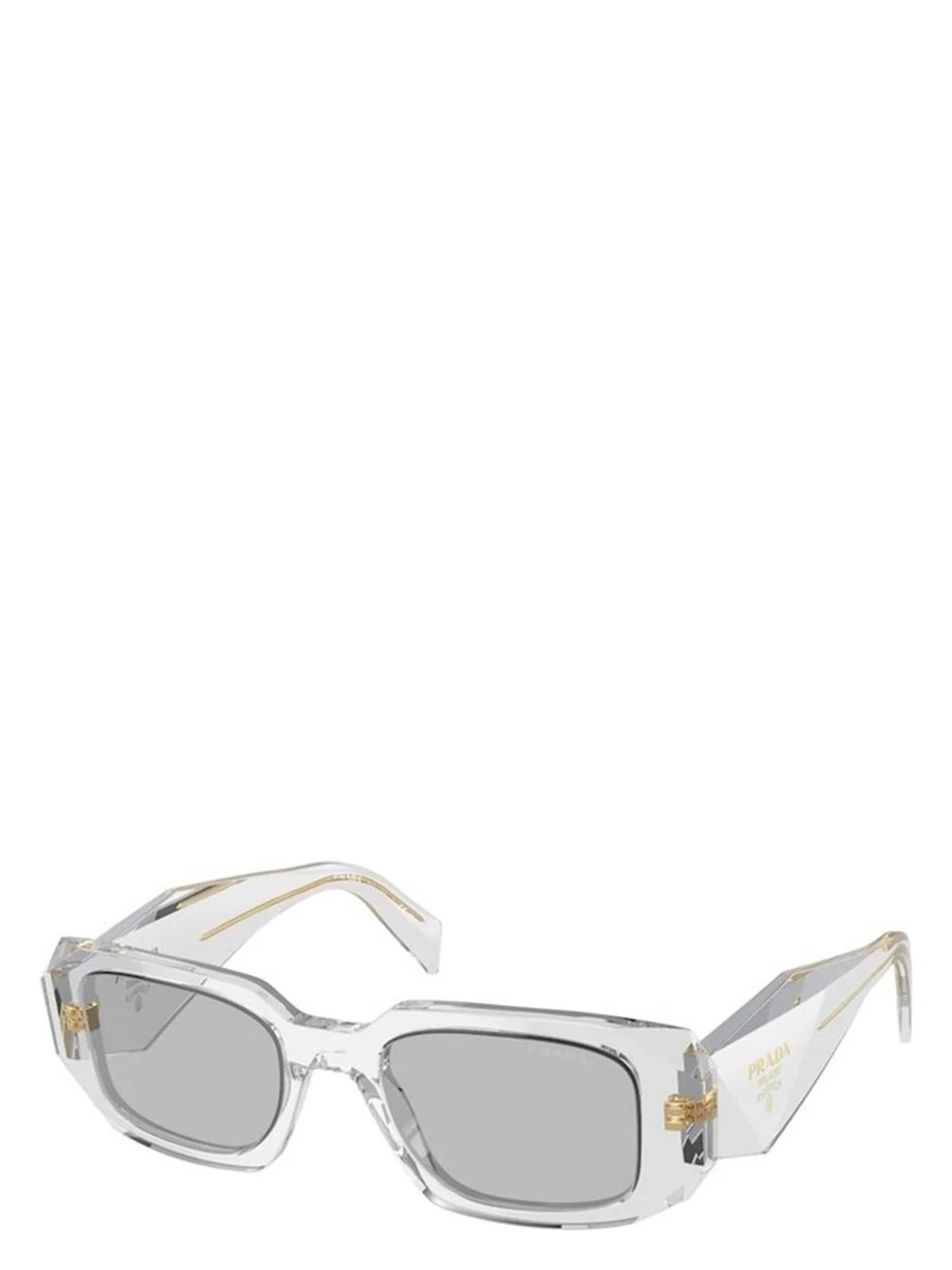 Prada Women's Symbole Sunglasses in Gray | Size 49 | PR Color 17WS Color 12R30B | LOZURI