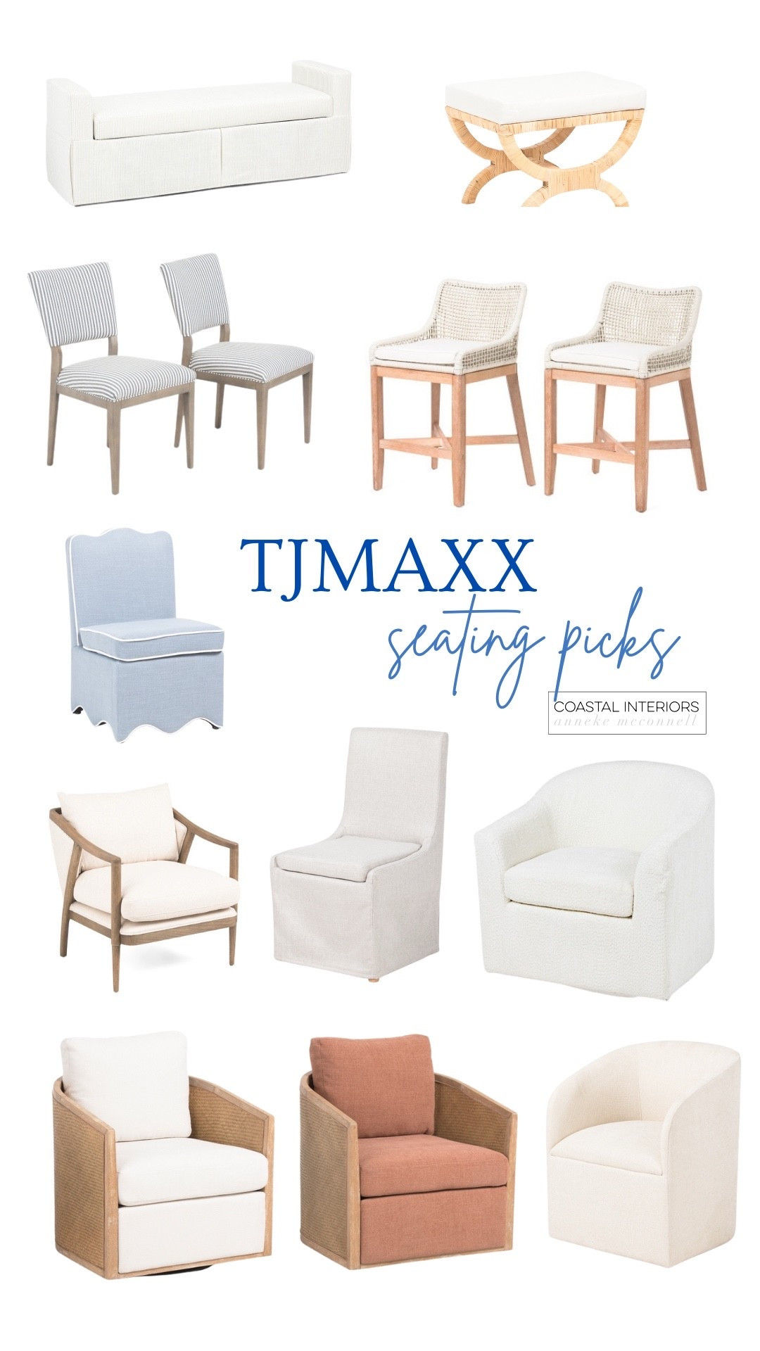 TJMaxx seating and chair picks. 