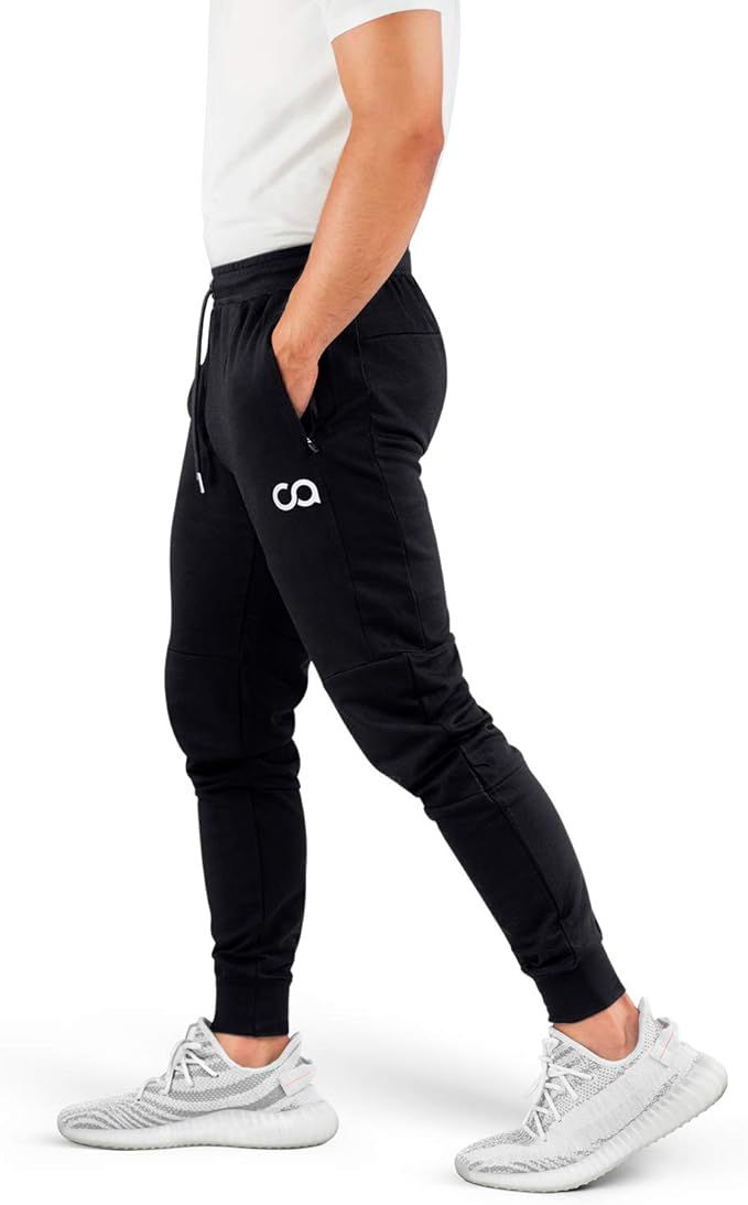 Contour Men’s Sweatpants with Pockets Zipper, Cruise Sweatpants for Men, Joggers for Men Slim F... | Amazon (US)