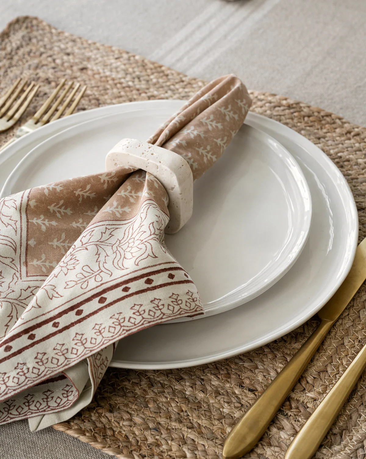 Olena Block Print Napkins (Set of 4) | McGee & Co. (US)