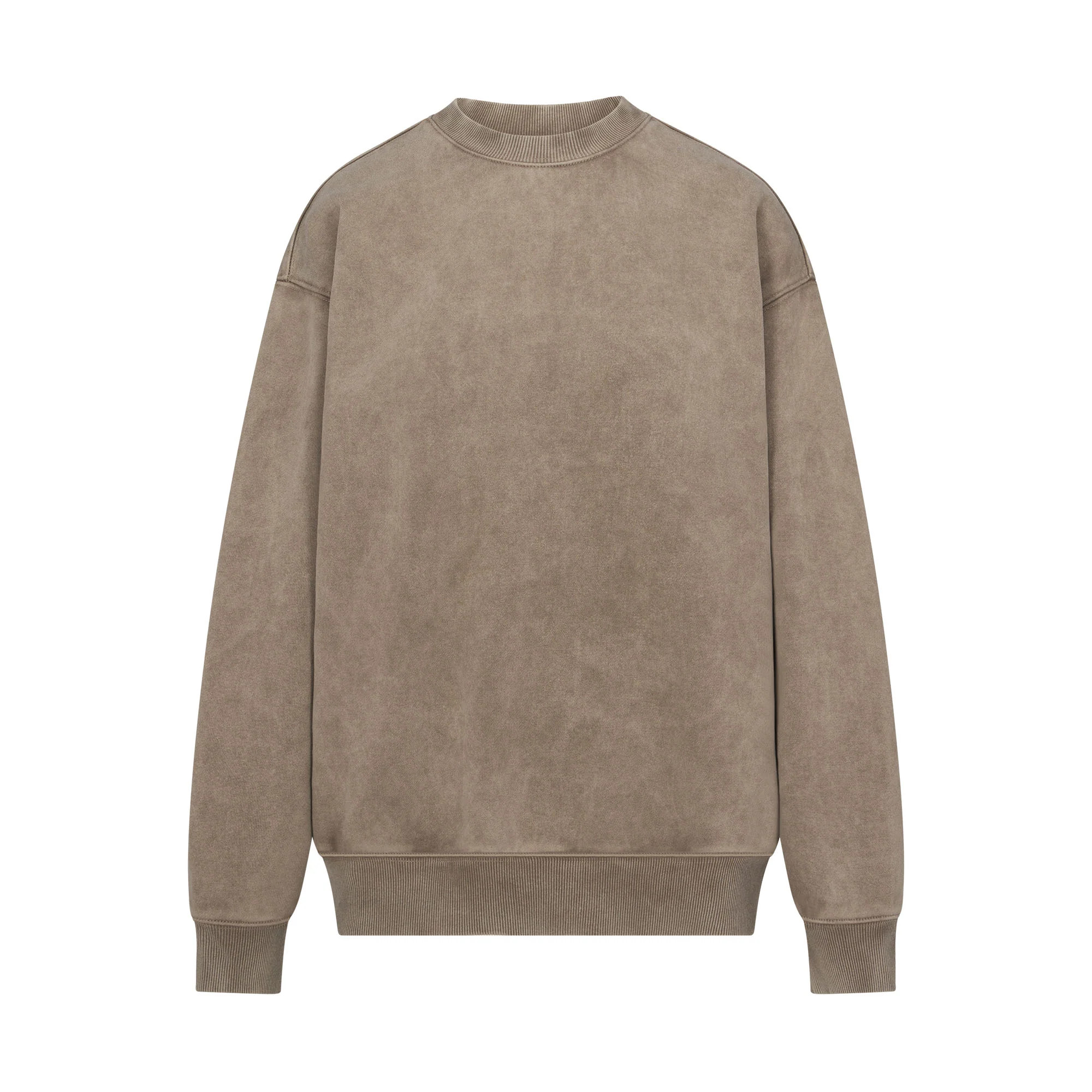 BOYFRIEND FLEECE CREW NECK PULLOVER | SKIMS (US)