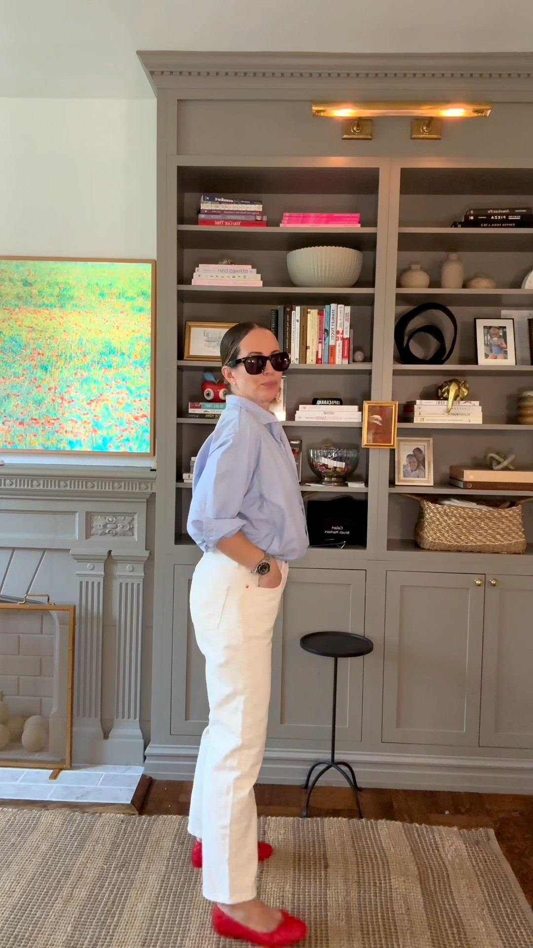 Another version of this color combo! For sizing, I'm wearing my usual size in the jeans, shorts and button down. Sizing:

Shorts - wearing a M.
Shirt - wearing  M.
Denim - wearing a 28.