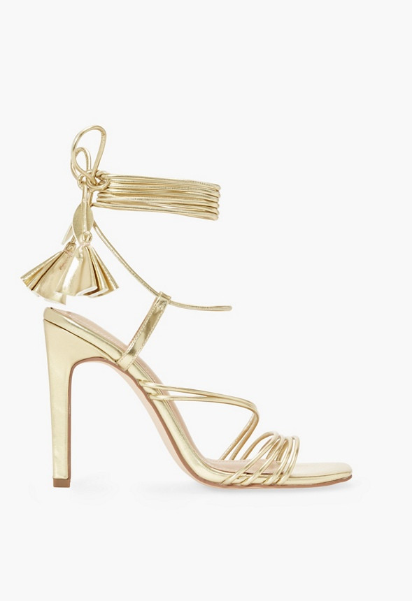 Oleria Tassle Heeled Sandal | JustFab