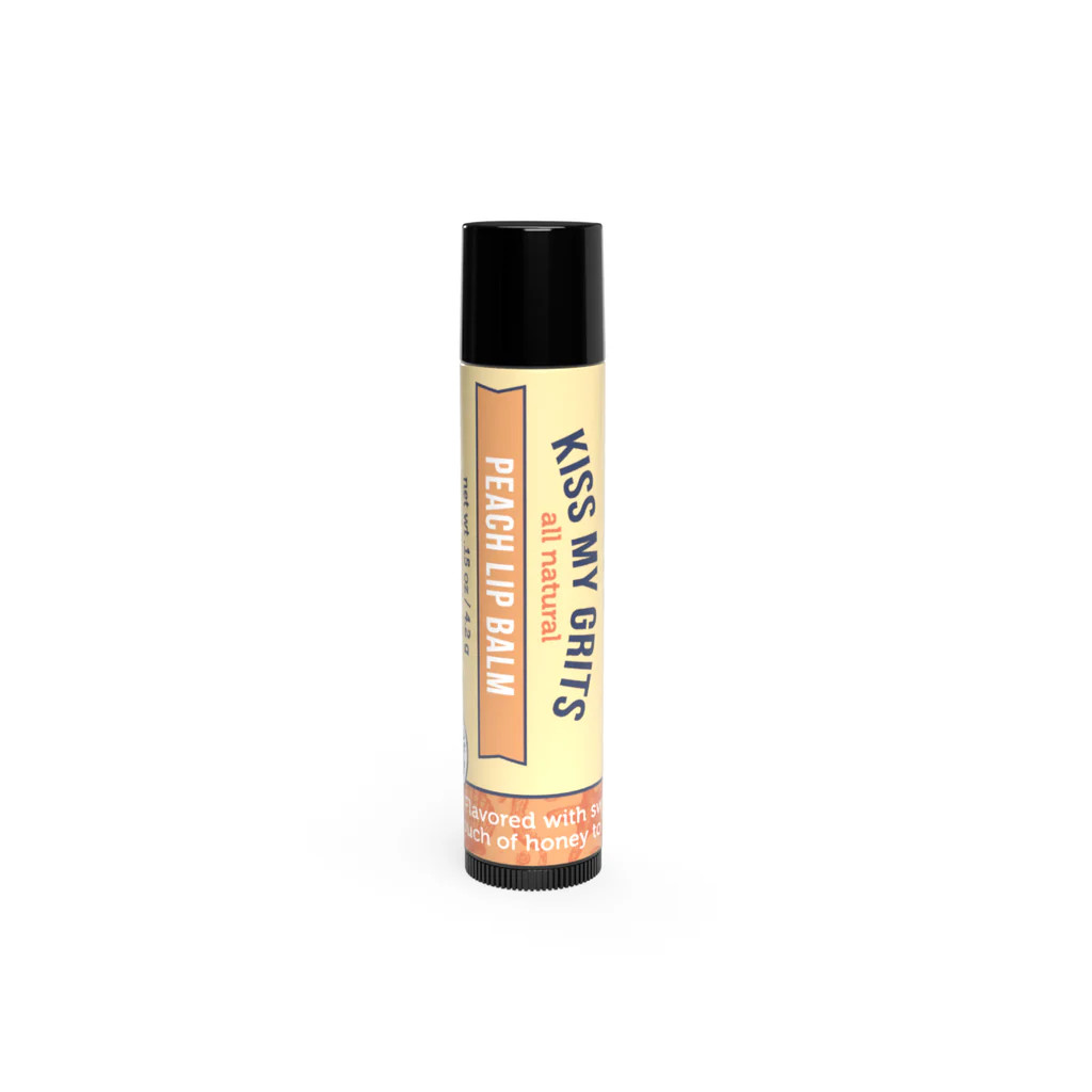 Kiss My Grits Peach Lip Balm | Salacia Salts