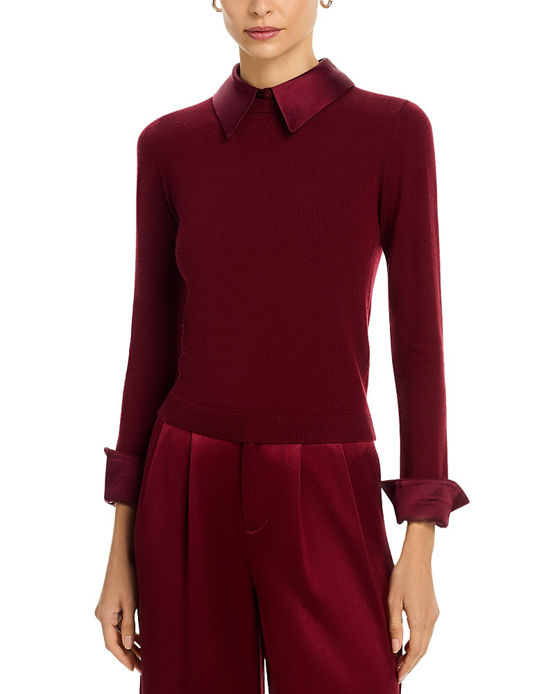 Alice and Olivia Porla Collared Sweater | Bloomingdale's (US)