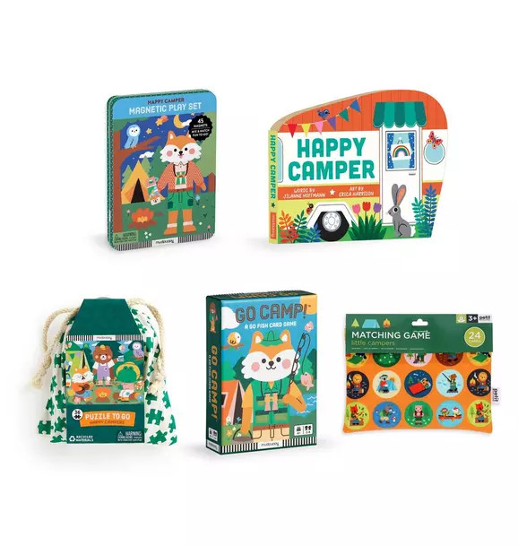 Happy Campers Book & Games Set | Janie and Jack
