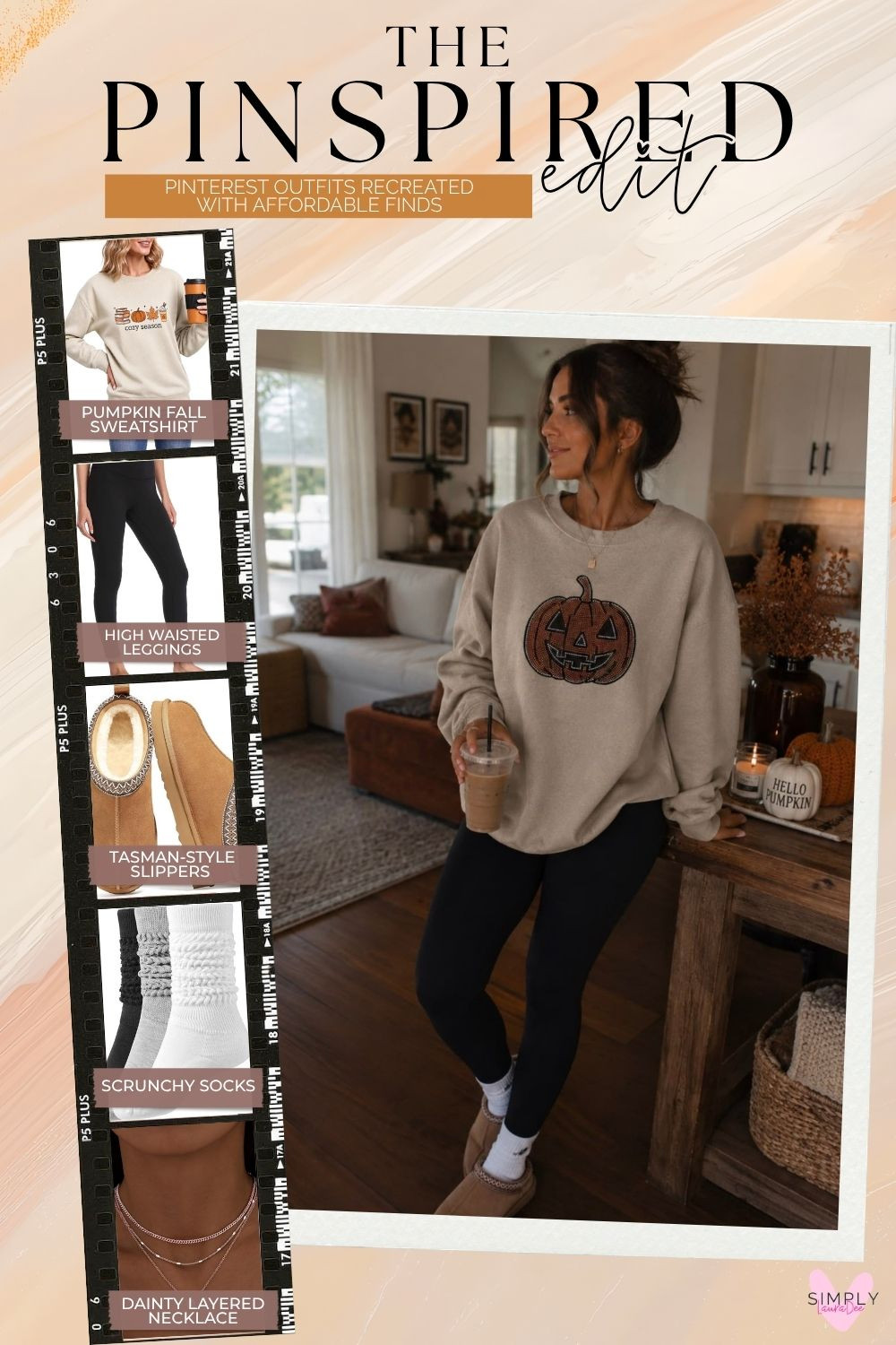 Cozy fall outfit idea for those slow mornings, school drop-off days and pumpkin spice coffee runs 🎃🍂 Recreate this Pinterest-inspired look with a pumpkin graphic sweatshirt, high-waisted black leggings, cozy Tasman-style slippers, scrunchy socks and a dainty layered necklace. It’s an easy casual fall outfit that feels comfy enough for home but still cute enough for errands, weekend plans or a coffee date.

#FallOutfit #CozyFallOutfit #CasualFallOutfit #PumpkinSweatshirt #LeggingsOutfit #FallFashion #MomStyle #AmazonFashion #AmazonFinds #CozyStyle #SlipperOutfit #SchoolDropOffOutfit #PumpkinSeason #EverydayOutfit #PinterestOutfit 

 #LTKootd #LTKMidsize #LTKPlusSize