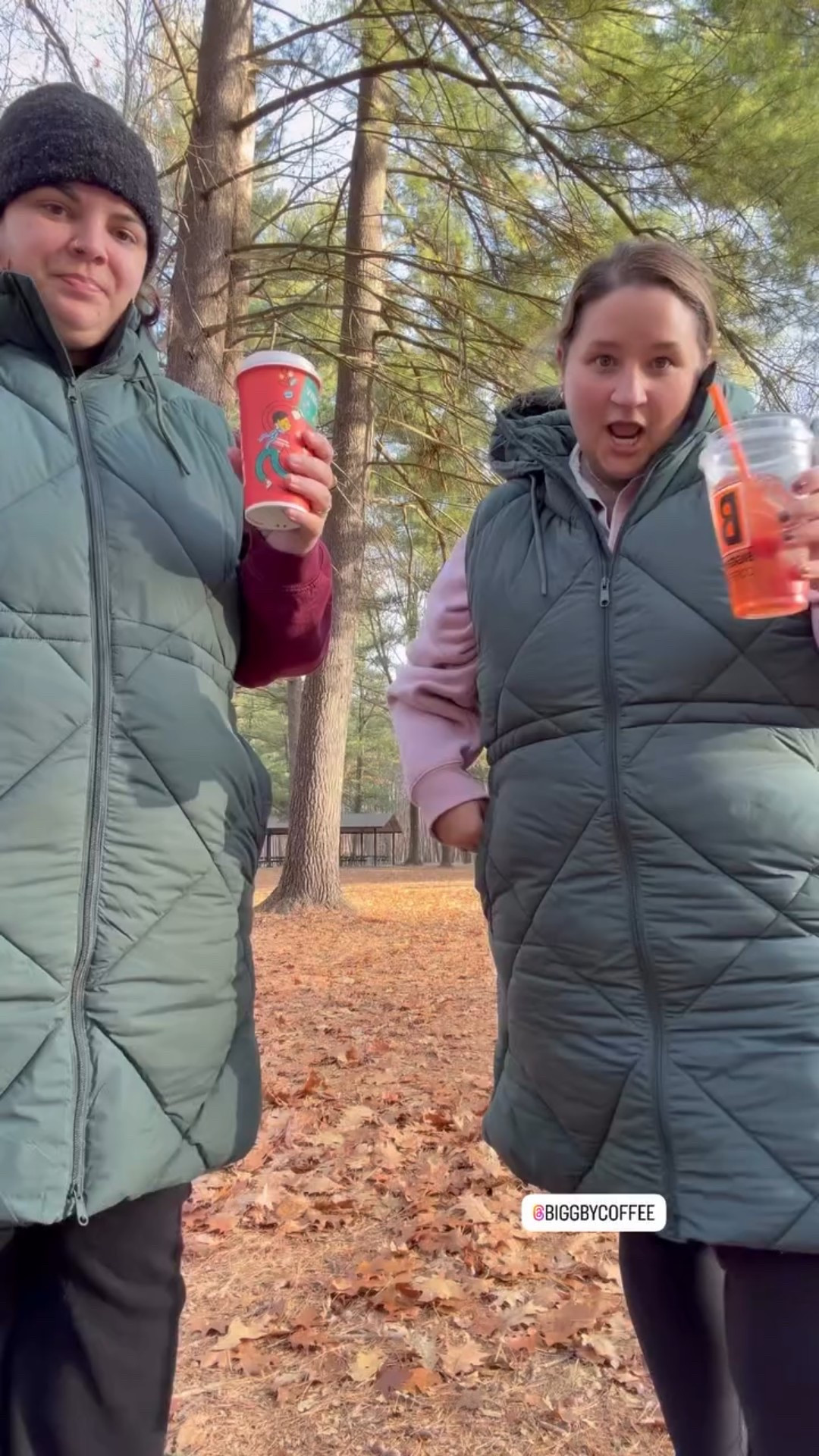 Drink of the day! My vest is from the grocery store so I’m linking similars! 

#LTKdayinmylife #LTKmomlife #LTKootd