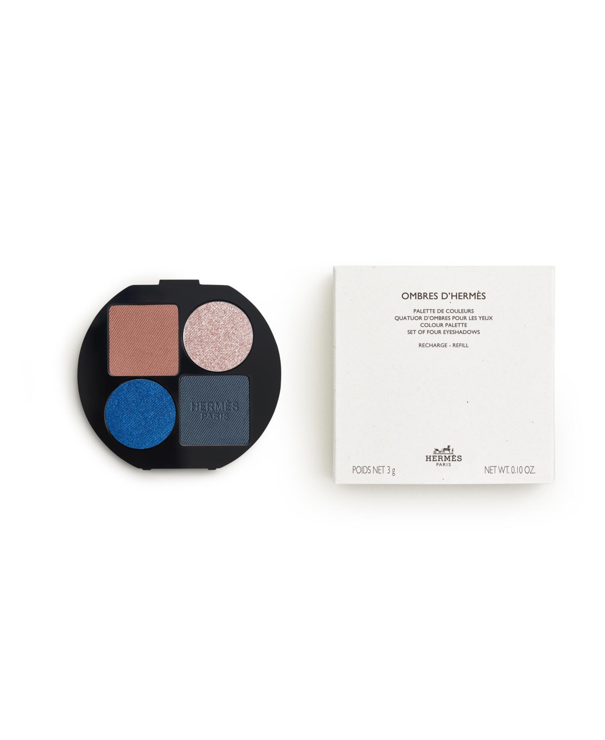Ombres d'Hermes Powder Quartet For Eyes Refill - 04 Ombres Marines | Macy's