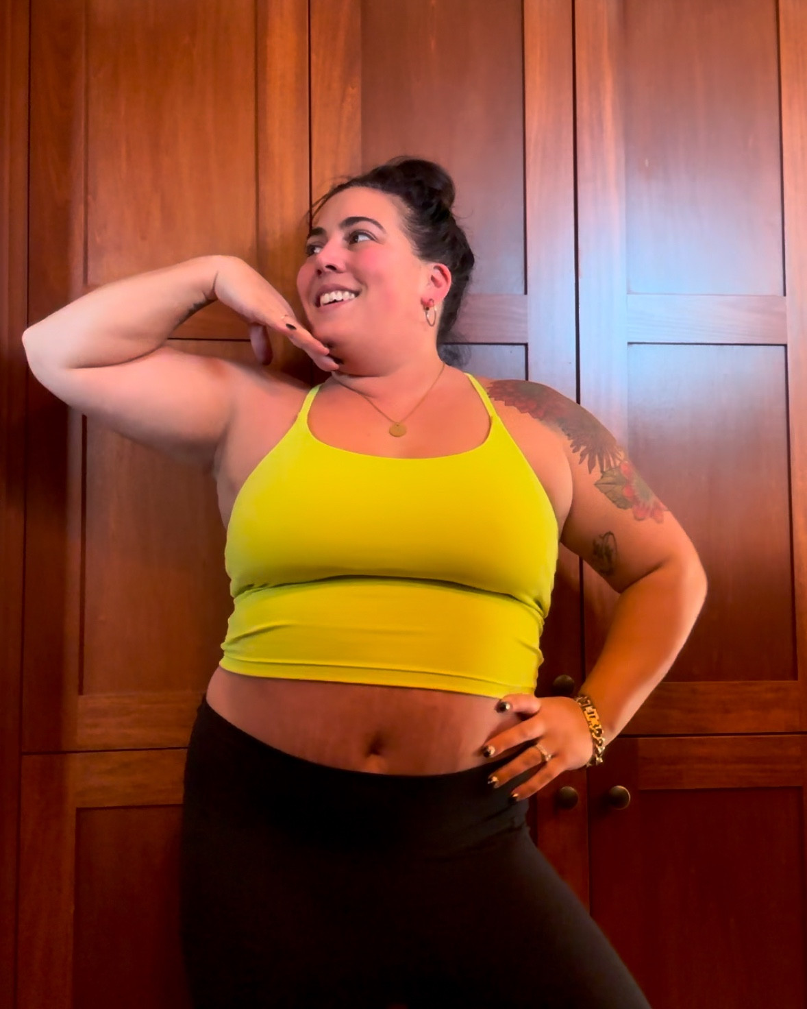 When I bought this top, I was worried about support and being able to make it through my high energy fitness classes. But it surpassed my expectations! I wore it to two different instructors in the span of a week with high intensity teaching styles and felt supported through both classes. 

I love the thicker fabric of the built in bra. The crop length is exactly the shape I like to see with my fitness outfits. 

Not sure how long this top will be available but it comes in a few different colors so you can bet I’ll be stocking up!! 

#LTKFitness #LTKMidsize #LTKActive