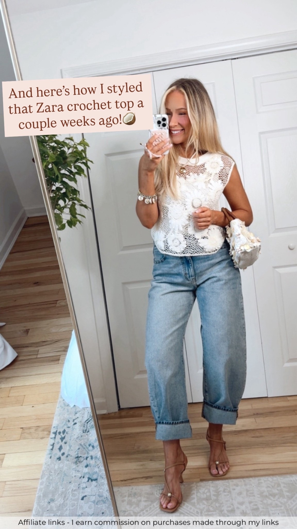 Affiliate links - I earn commission on purchases made through my links | Zara outfit spring 