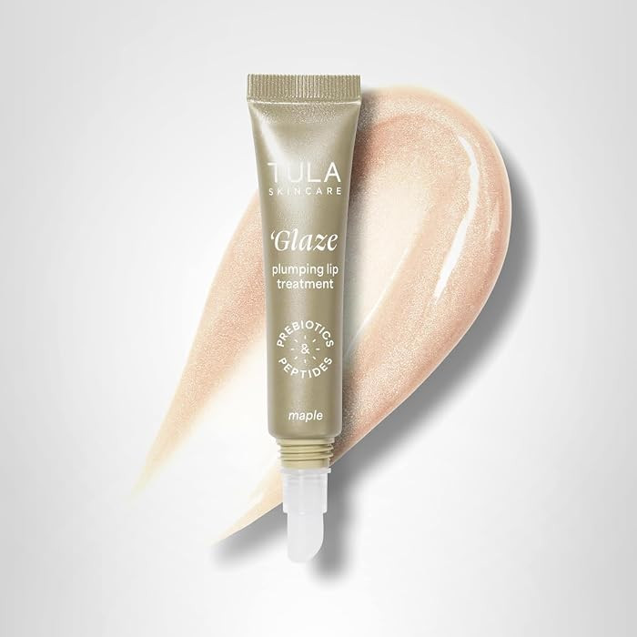TULA Skin Care Glaze Plumping Lip Treatment - Hydrating & Glossy Lip Balm with Hyaluronic Acid & ... | Amazon (US)