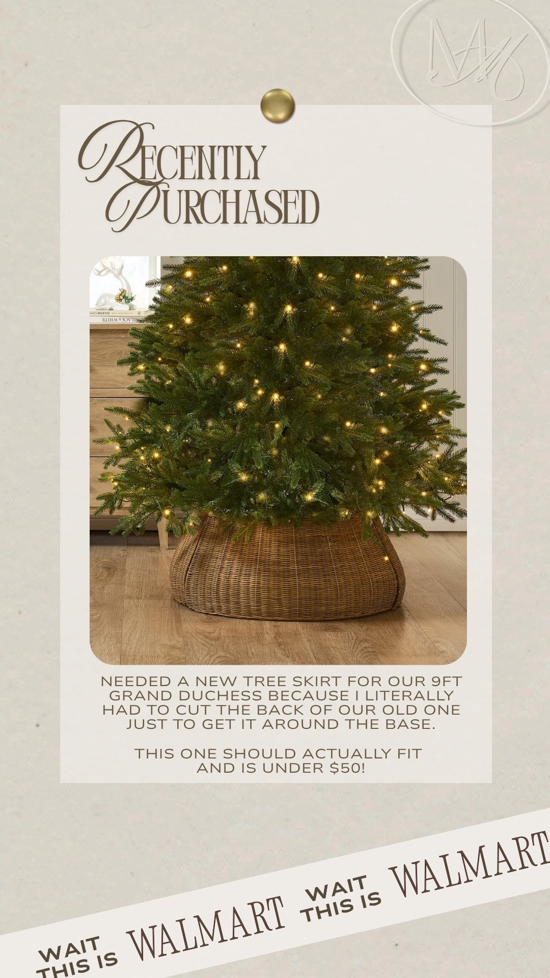 The prettiest tree skirt and under $50!
Walmart home. Walmart Christmas