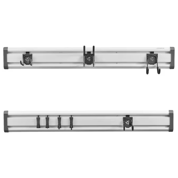 Gladiator GearTrack Pack 14-Piece 48-in Light Grey Multipurpose Storage Rail System Lowes.com | Lowe's