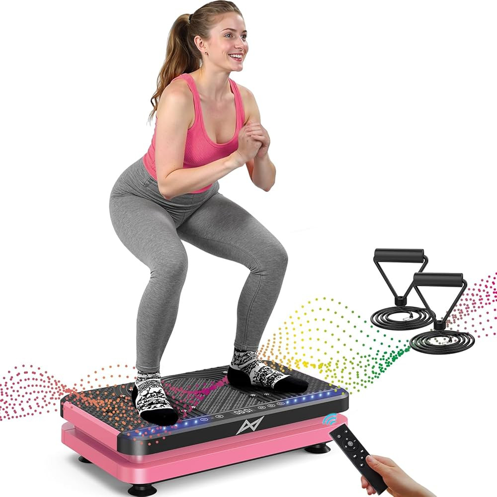 AXV Vibration Plate Fitness Platform Exercise Machine Vibrating Shaking Full Body Shaker Workout ... | Amazon (US)