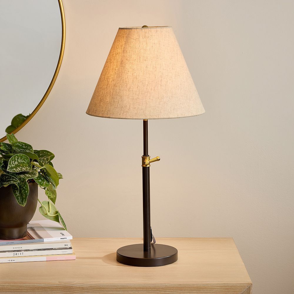 Bronze Adjustable Table Lamp (30") | Pottery Barn Teen