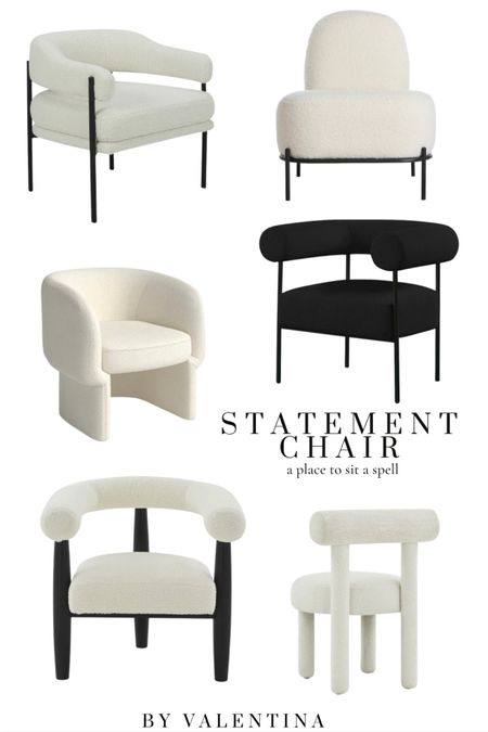 Statement chairs, arm chair, home, furniture, home inspiration, minimal style, monochrome style, Upholstery

#LTKhome #LTKSeasonal #LTKstyletip