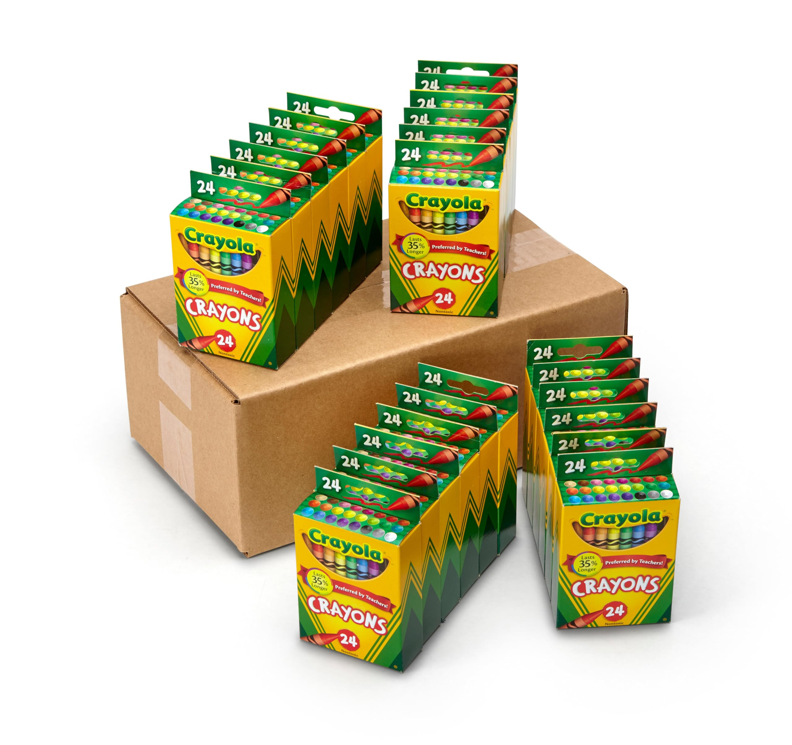 Crayola Crayons Bulk (24 Packs), Kids Back to School Essentials, Teacher Classroom Must Haves, Bulk School Supplies for Preschool & Kindergarten | Amazon (US)
