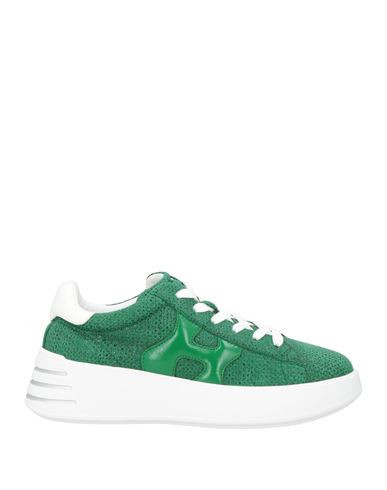 Hogan Woman Sneakers Green Size 4.5 Leather | YOOX (US)