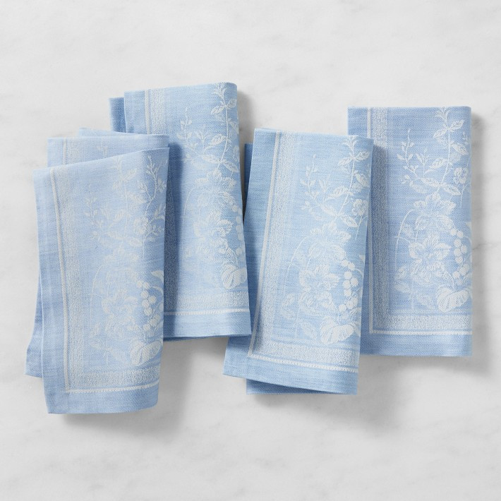 Primavera Jacquard Napkins, Set of 4 | Williams-Sonoma