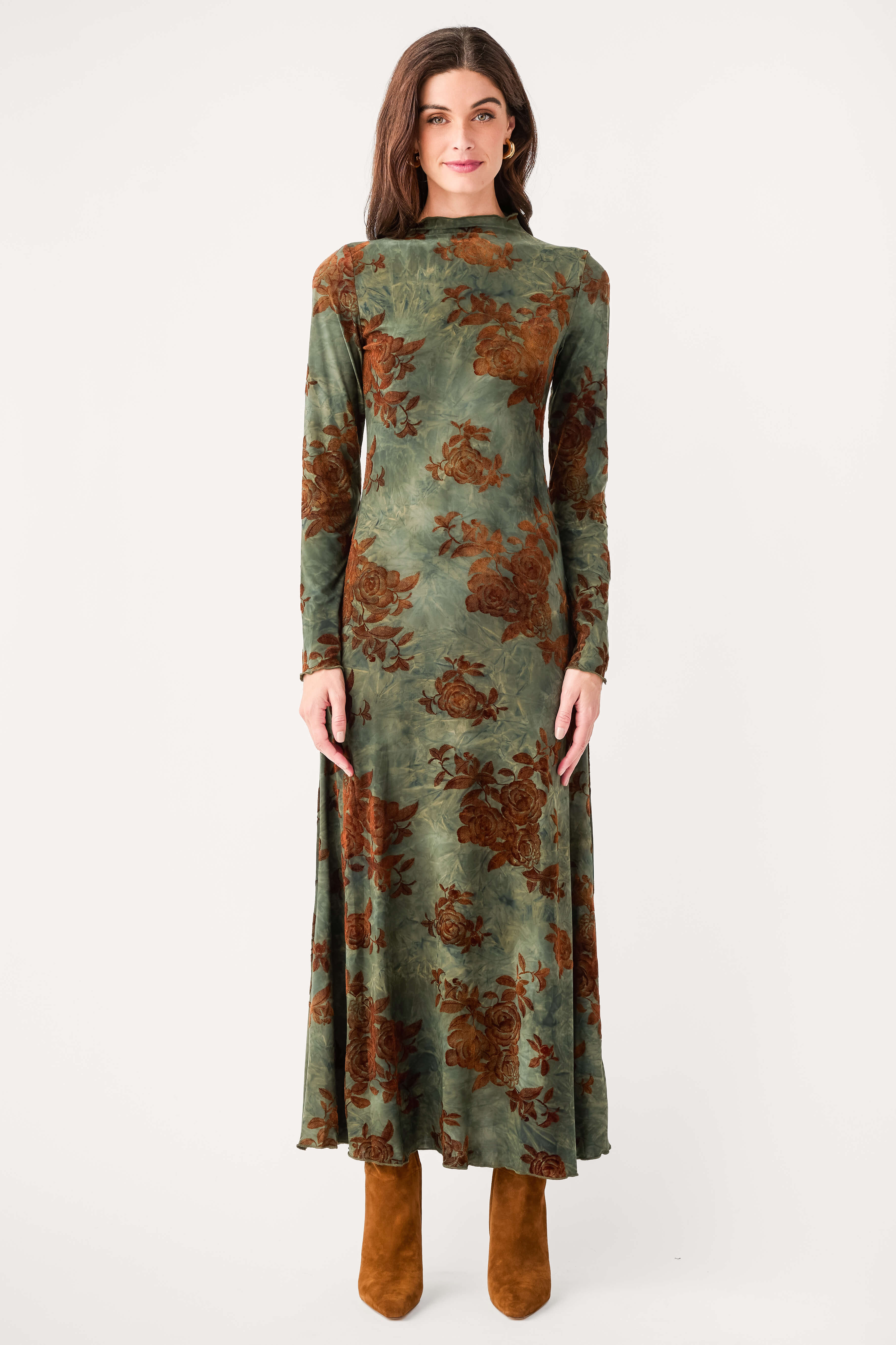 By Together Mesh Floral Dress | Social Threads