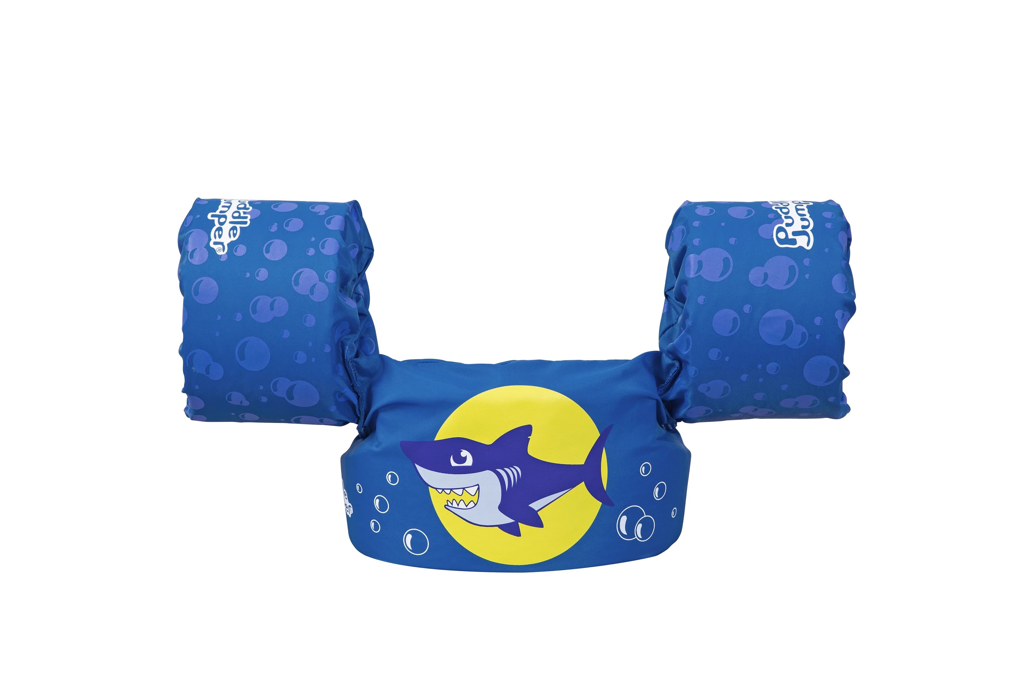 Puddle Jumper Blue Fabric Kids Swim Vest with Armbands | Walmart (US)
