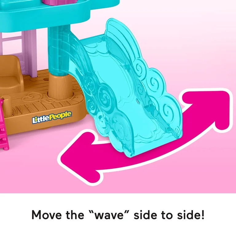 Fisher-Price Little People Barbie Beach House Toddler Playset with Figures & Accessories | Walmart (US)