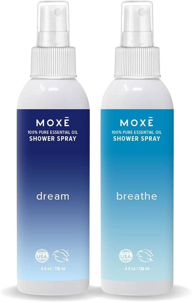 MOXE Shower Steamer Spray, 100% Essential Oils, Sinus & Tension Relief, Natural Sleep Aromatherap... | Amazon (US)