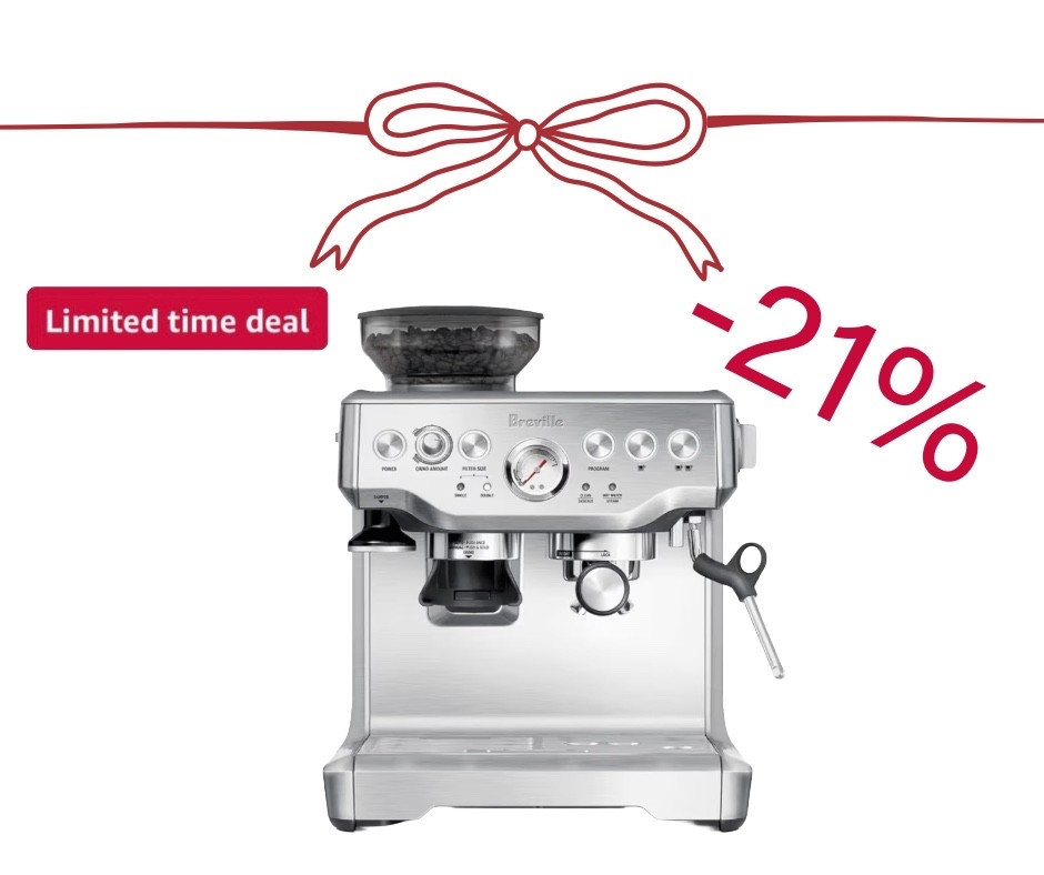 Breville express espresso machine is $150 off right now! The perfect coffee lovers gift!

#LTKGiftGuide #LTKfoodie #LTKmorningroutine