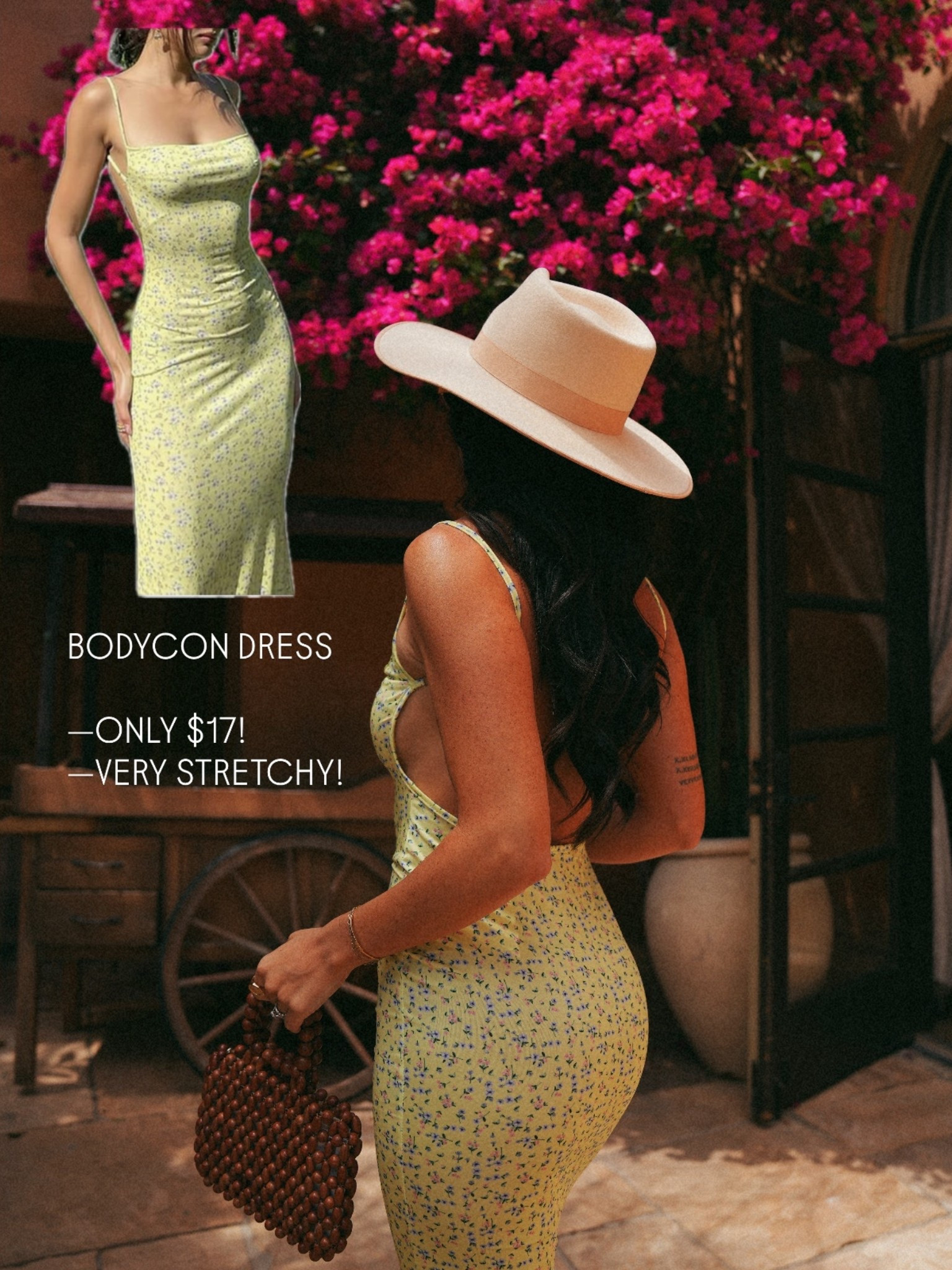 $17 Amazon dress // very stretchy & comes in other colorways 

Spring dresses 
Yellow dress 


#LTKspringtrends #LTKTravel #LTKSeasonal